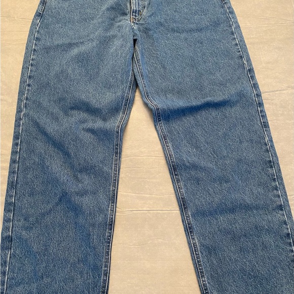 Carhartt Relaxed Fit Men’s Jeans 42x30 Blue Cotton Denim -Med. Wash- New w/ Tags - Picture 3 of 9